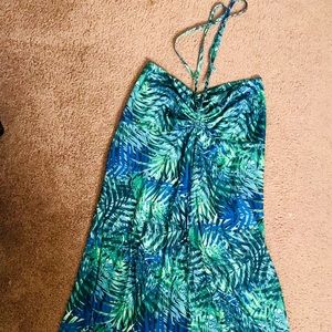 Asymmetrical 2-In-1 Convertible Dress with ties